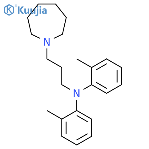 1H-AZEPINE-1-PROPANAMINE, HEXAHYDRO-N,N-BIS(2-METHYLPHENYL)- structure
