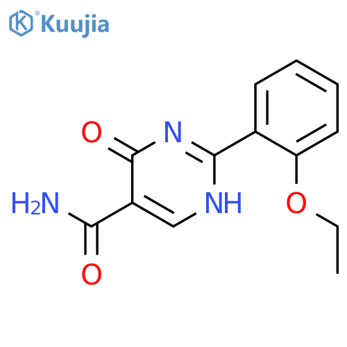 5-PYRIMIDINECARBOXAMIDE, 2-(2-ETHOXYPHENYL)-1,4-DIHYDRO-4-OXO- structure