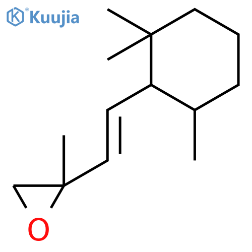 OXIRANE, 2-METHYL-2-[2-(2,2,6-TRIMETHYLCYCLOHEXYL)ETHENYL]- structure