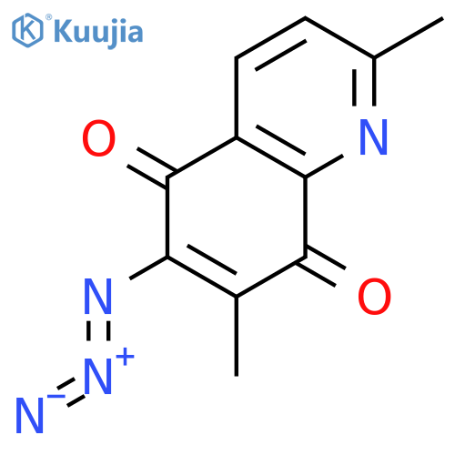5,8-QUINOLINEDIONE, 6-AZIDO-2,7-DIMETHYL- structure
