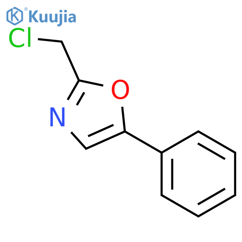 2-(chloromethyl)-5-phenyl-1,3-oxazole structure