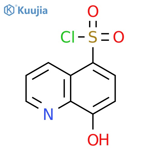 5-Quinolinesulfonylchloride, 8-hydroxy- structure