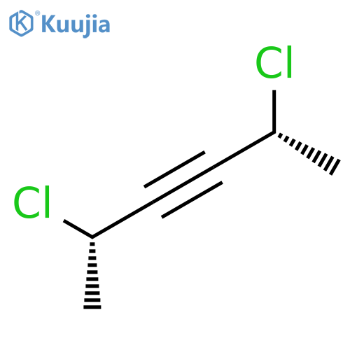 3-HEXYNE, 2,5-DICHLORO-, (R*,S*)- structure