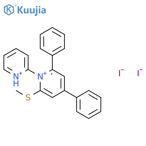 1,2'-Bipyridinium, 2-(methylthio)-4,6-diphenyl-, iodide structure