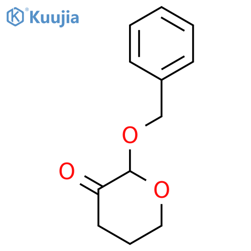 2H-Pyran-3(4H)-one, dihydro-2-(phenylmethoxy)- structure