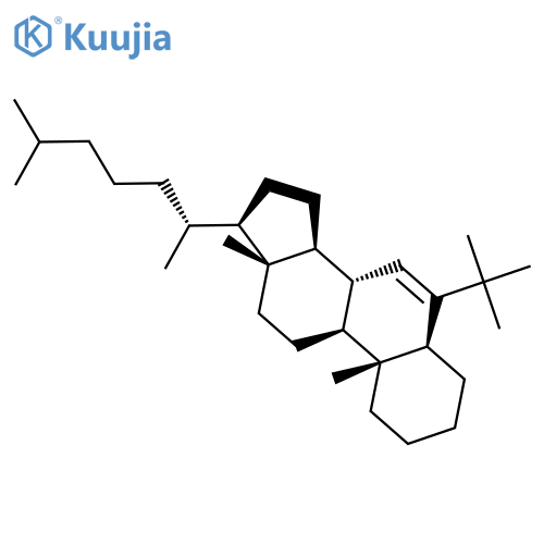 Cholest-6-ene, 6-(1,1-dimethylethyl)-, (5a)- structure