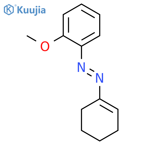 Diazene, 1-cyclohexen-1-yl(2-methoxyphenyl)- structure