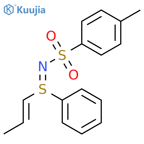 (ne)-4-methyl-n-[phenyl-[(e)-prop-1-enyl]-λ4-sulfanylidene]benzenesulfonamide structure