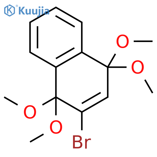 NAPHTHALENE, 2-BROMO-1,4-DIHYDRO-1,1,4,4-TETRAMETHOXY- structure