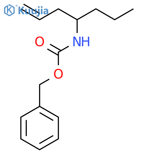 Carbamic acid, (1-propyl-3-butenyl)-, phenylmethyl ester structure