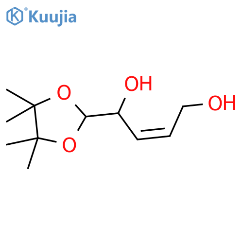 1-(4,4,5,5-Tetramethyl-1,3-dioxolan-2-yl)but-2-ene-1,4-diol structure