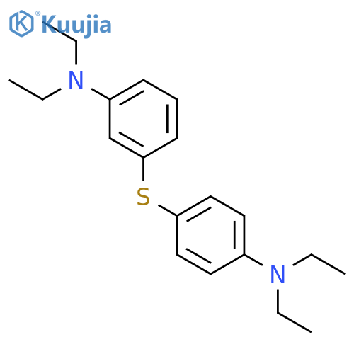 Benzenamine, 3-[[4-(diethylamino)phenyl]thio]-N,N-diethyl- structure