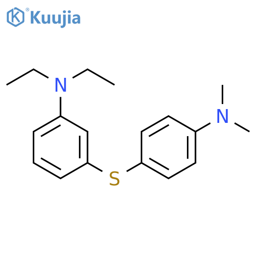Benzenamine, 3-[[4-(dimethylamino)phenyl]thio]-N,N-diethyl- structure