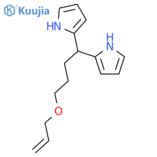 1H-Pyrrole, 2,2'-[4-(2-propenyloxy)butylidene]bis- structure