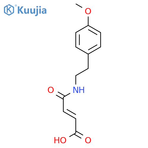 2-Butenoic acid, 4-[[2-(4-methoxyphenyl)ethyl]amino]-4-oxo-, (2Z)- structure