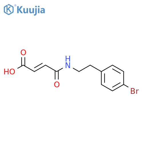 2-Butenoic acid, 4-[[2-(4-bromophenyl)ethyl]amino]-4-oxo-, (2Z)- structure