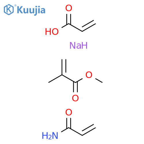 2-Propenoicacid,2-methyl-,methylester,polymerwith2-propenamideandsodium2-propenoate structure