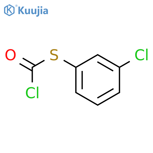 CARBONOCHLORIDOTHIOIC ACID, S-(3-CHLOROPHENYL) ESTER structure