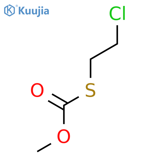 CARBONOTHIOIC ACID, S-(2-CHLOROETHYL) O-METHYL ESTER structure