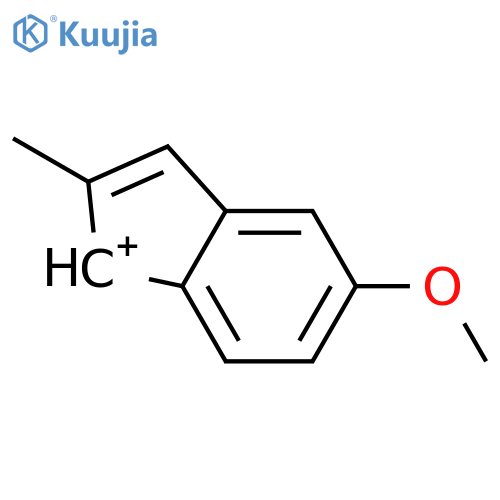 Indenylium, 5-methoxy-2-methyl- structure