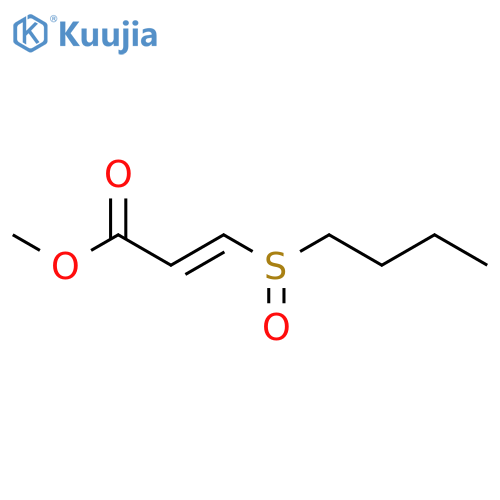 2-Propenoic acid, 3-[(S)-butylsulfinyl]-, methyl ester, (2E)- structure