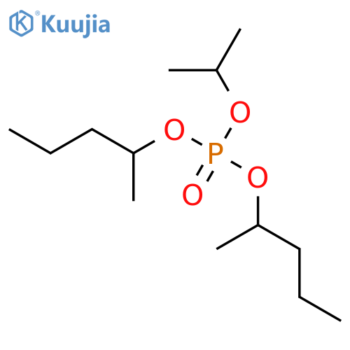 Phosphoric acid, 1-methylethyl di-sec-pentyl ester structure