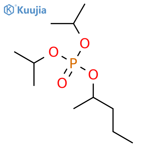 Phosphoric acid, bis(1-methylethyl) sec-pentyl ester structure
