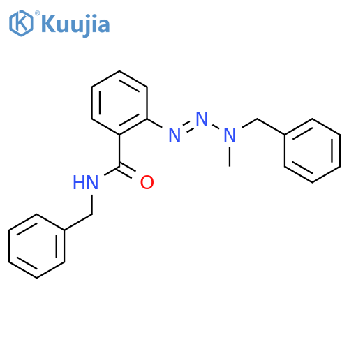 Benzamide, 2-[3-methyl-3-(phenylmethyl)-1-triazenyl]-N-(phenylmethyl)- structure