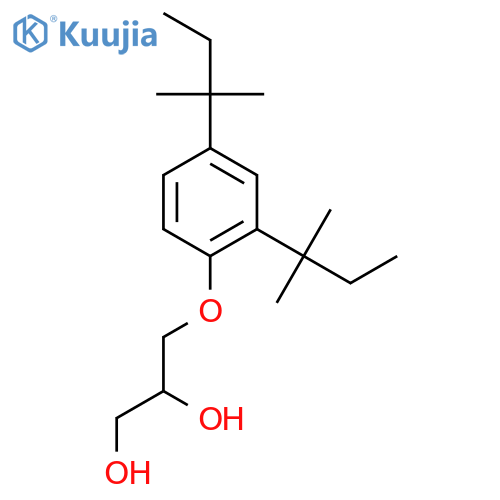3-[2,4-Bis(2-methylbutan-2-yl)phenoxy]propane-1,2-diol structure