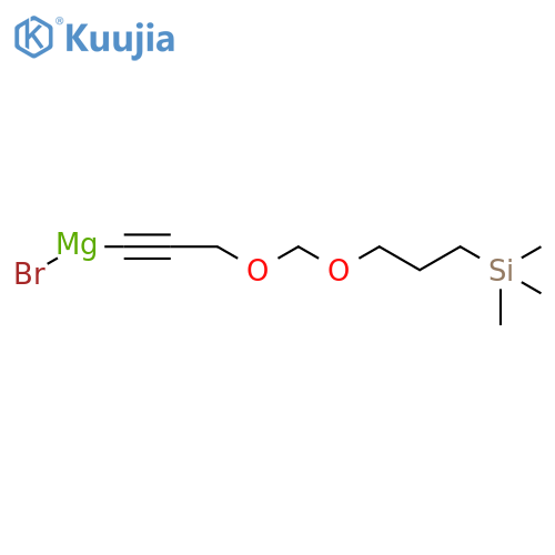 Magnesium, bromo[3-[[3-(trimethylsilyl)propoxy]methoxy]-1-propynyl]- structure