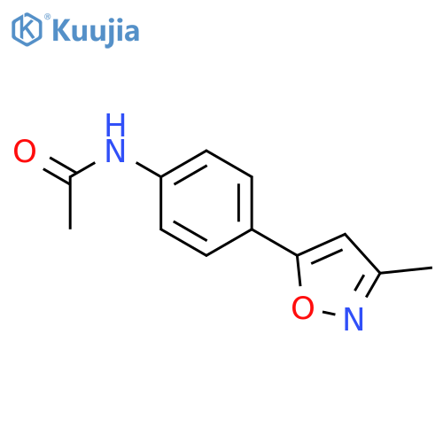ACETAMIDE, N-[4-(3-METHYL-5-ISOXAZOLYL)PHENYL]- structure