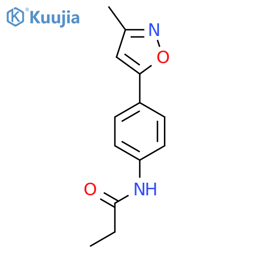 PROPANAMIDE, N-[4-(3-METHYL-5-ISOXAZOLYL)PHENYL]- structure