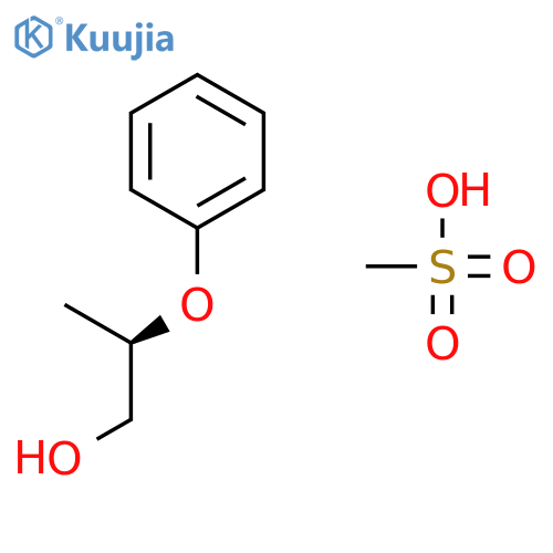 1-PROPANOL, 2-PHENOXY-, METHANESULFONATE, (R)- structure