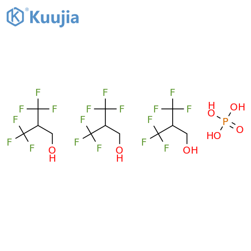 1-Propanol, 3,3,3-trifluoro-2-(trifluoromethyl)-, phosphate (3:1) structure