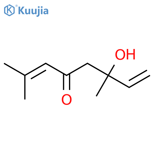 2,7-Octadien-4-one, 6-hydroxy-2,6-dimethyl- structure