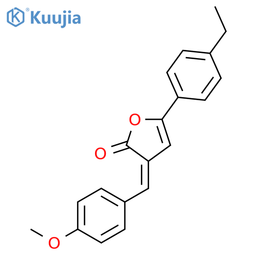 2(3H)-FURANONE, 5-(4-ETHYLPHENYL)-3-[(4-METHOXYPHENYL)METHYLENE]- structure