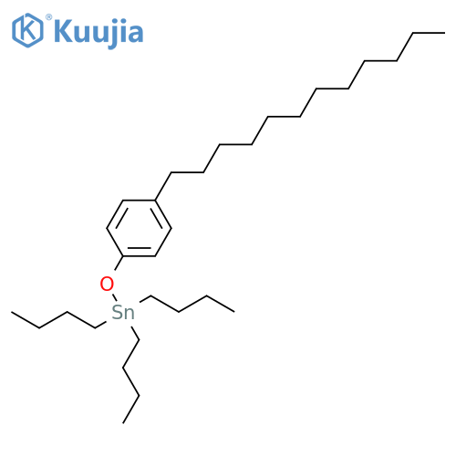 Stannane, tributyl(4-dodecylphenoxy)- structure