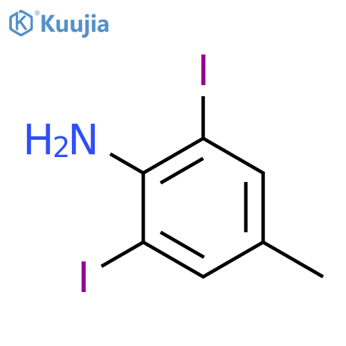 Benzenamine, 2,6-diiodo-4-methyl- structure