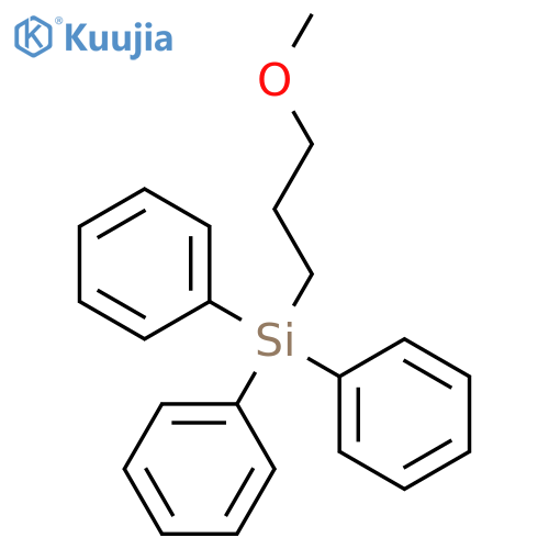 Silane, (3-methoxypropyl)triphenyl- structure