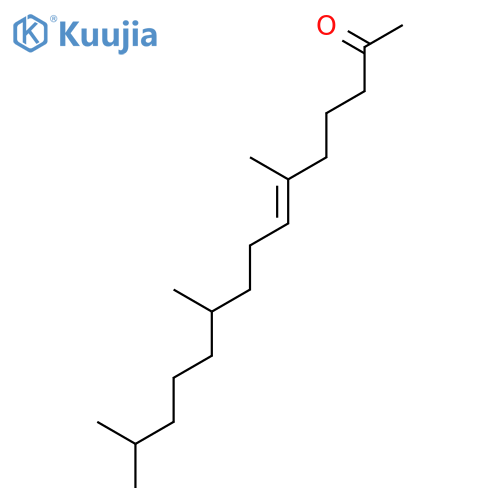 6,10,14-Trimethylpentadec-6-EN-2-one structure
