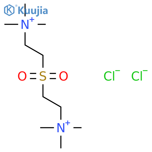 ETHANAMINIUM, 2,2'-SULFONYLBIS[N,N,N-TRIMETHYL-, DICHLORIDE structure
