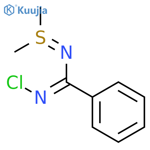 SULFILIMINE, N-[(CHLOROIMINO)PHENYLMETHYL]-S,S-DIMETHYL- structure