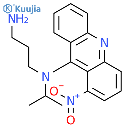 1,3-Propanediamine,N1-(1-methylethyl)-N3-(1-nitro-9-acridinyl)- structure