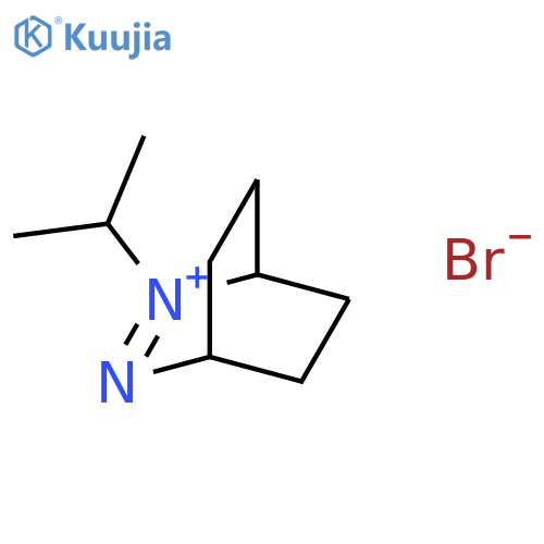 3-Aza-2-azoniabicyclo[2.2.2]oct-2-ene, 2-(1-methylethyl)-, bromide structure