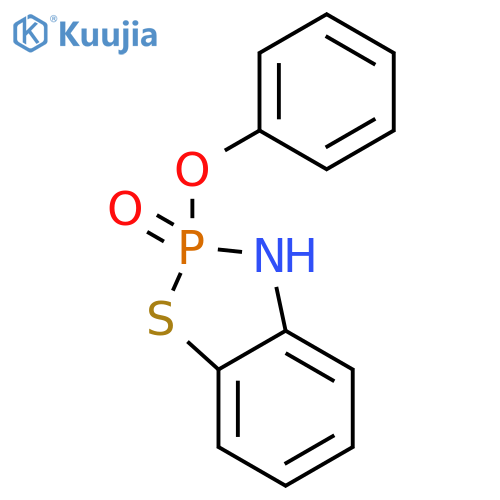 1,3,2-Benzothiazaphosphole,2,3-dihydro-2-phenoxy-, 2-oxide structure