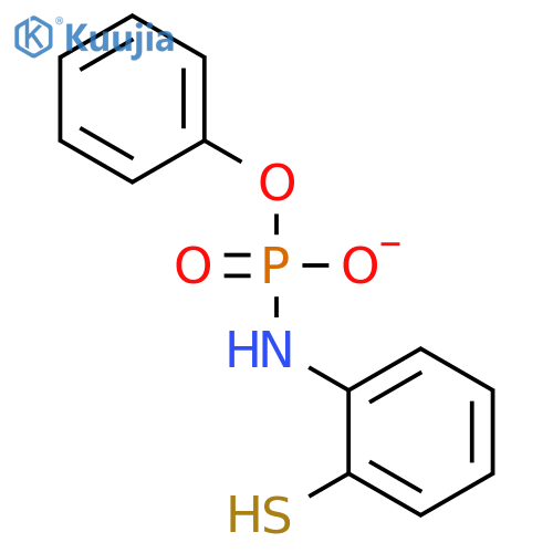Phosphoramidic acid, (2-mercaptophenyl)-, monophenyl ester structure