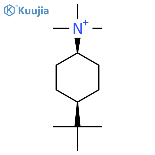 Cyclohexanaminium, 4-(1,1-dimethylethyl)-N,N,N-trimethyl-, cis- structure
