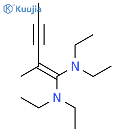 1-PENTEN-3-YNE-1,1-DIAMINE, N,N,N',N'-TETRAETHYL-2-METHYL- structure