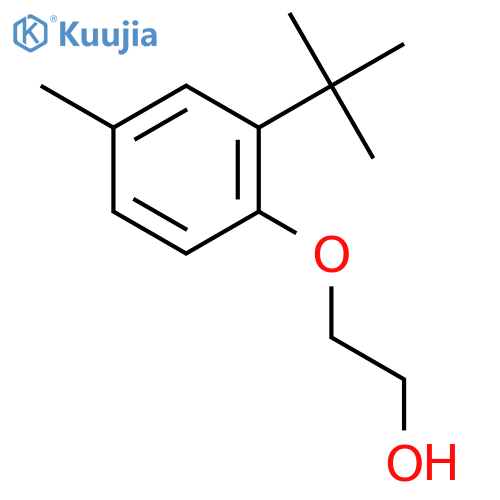 ETHANOL, 2-[2-(1,1-DIMETHYLETHYL)-4-METHYLPHENOXY]- structure