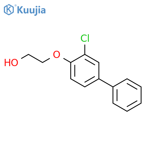 Ethanol, 2-[(3-chloro[1,1'-biphenyl]-4-yl)oxy]- structure